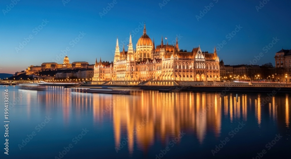 Fototapeta premium hungarian parliament building in budapest