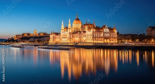 hungarian parliament building in budapest