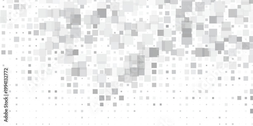 Geomatric shape pixelet glitch seamless pattern modern creative texture background noise halftone abstract square repeatable grid wallpaper, vector