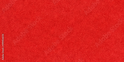 Vibrant red carpet fabric texture with a rough textile surface and vintage grunge pattern creates a bold material backdrop for elegant holiday art and blank canvas wallpaper design