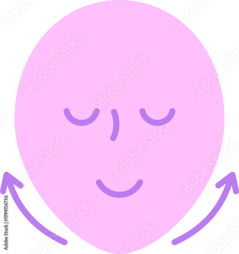 스킨케어 아이콘 안티에이징 리프팅