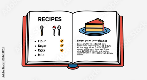 Delicious Cake on a Plate.