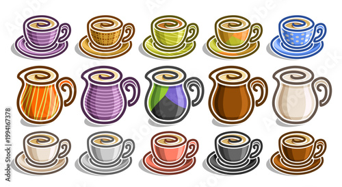 Vector Cups Set