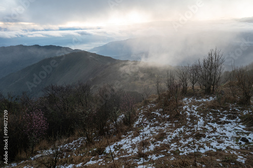 The bit of snow at Tonglu, Darjeeling