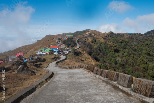 The Road to Sandakphu: Winding Mountain Trail through Tumling and Tonglu