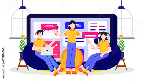 Entrepreneur presenting data and financial charts to investors during a pitching event to secure funding for a startup