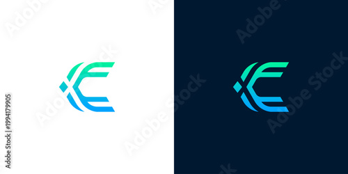Dynamic abstract letter C logo in a flowing gradient style, symbolizing innovation and connectivity for contemporary business identities