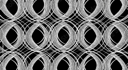 Gray circles on black background.