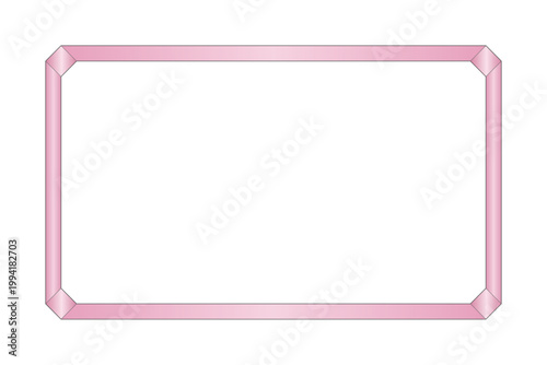 Pink whiteboard style frame template