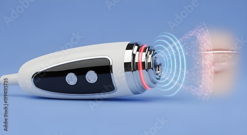 Advanced Beauty Technology Facial Device with Microcurrent and LED Therapy for Skincare Rejuvenation