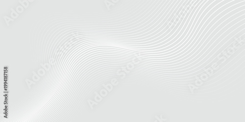Premium background design with luxury white line pattern (texture). Abstract horizontal vector template for business banner