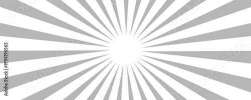 Ray sun light. Sunburst background. Radial circle line. Pattern starburst. Comic beam lines. Sun effect rays. Abstract firework. Concentration stripe. Cartoons