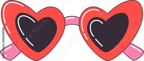 Heart Shaped Glasses