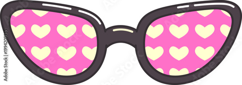 Heart Patterned Glasses