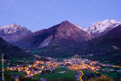 Luz-Saint-Sauveur Lights: Snow and Twilight