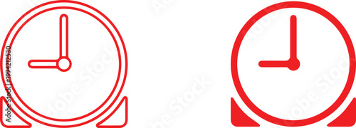 alarm clock icon, watch icon, , simple Stop watch minimalist design, Timer sign and symbol black and white, vector illustration