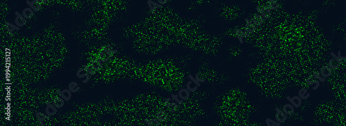 Tableau sur toile Innovative blockchain design with bright crypto symbols and a dynamic big data visualization theme
