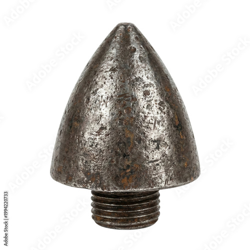 old lamp isolated on white