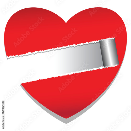 red paper heart 03