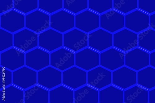 Blue Handball Grip Texture - Seamless Hexagonal Pattern for Sports Branding