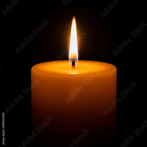 A candle in the dark.