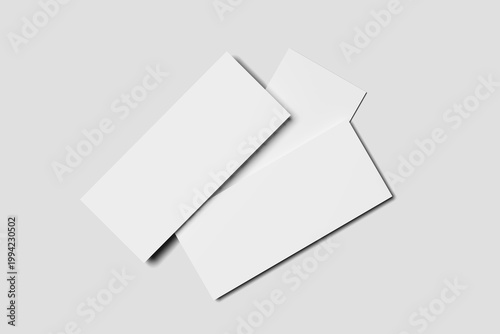 Blank Gift Card Mockup for Presentation to clients