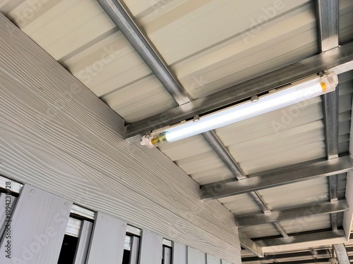 Excellent 220V light bulb. Fluorescent LED under the roof of room