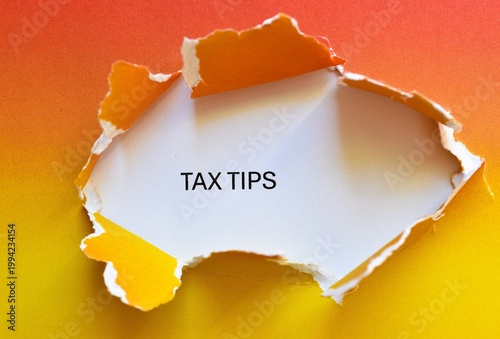 Foto tax tips write