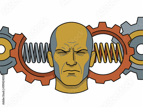 Man struggles with mental health amidst mechanical stressors