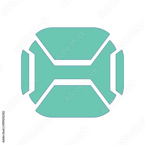 vector illustration of an abstract icon