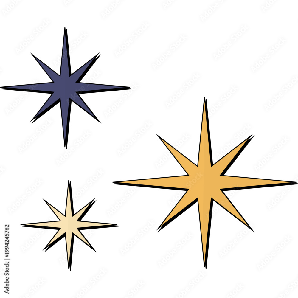 Fototapeta premium Retro Sparkle Decoration