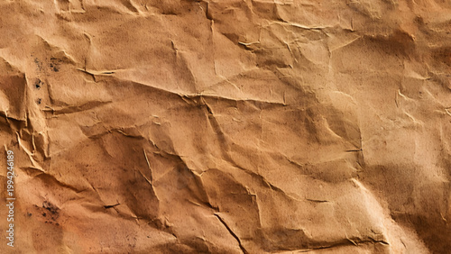 Aged and weathered animal hide surface with natural creases