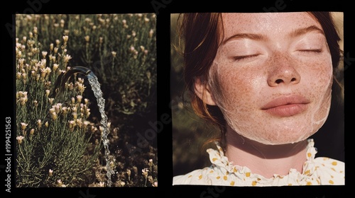 Refreshing Skin Care and Nature's Beauty: A Unique Fusion of Water and Natural Grace