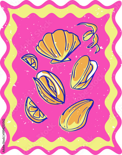 Seashells Postage Stamp