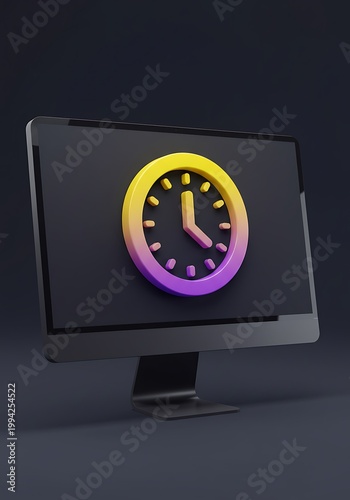 デジタル時計 ディスプレイ 時間管理