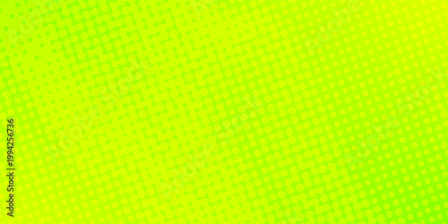 Abstract neon yellow green halftone background with vibrant dotted gradient texture, modern vector design for energetic digital, print, and creative projects