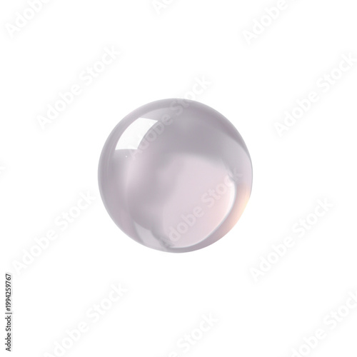 Smooth round orb graphic asset for minimalist digital design