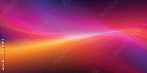 Beautiful abstract sunset landscape wallpaper featuring colorful clouds and purple rays of light over a morning horizon