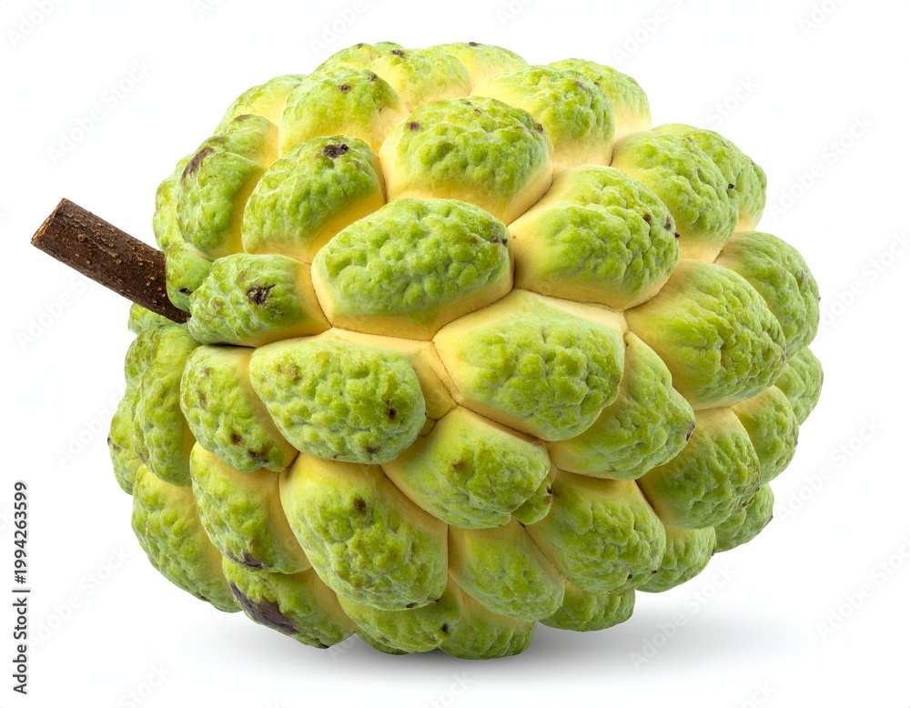 Fototapeta premium Exotic Custard Apple - A Close-Up of a Tropical Delight.