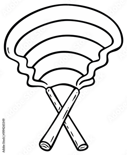 Two burning matches creating a wispy smoke cloud illustration