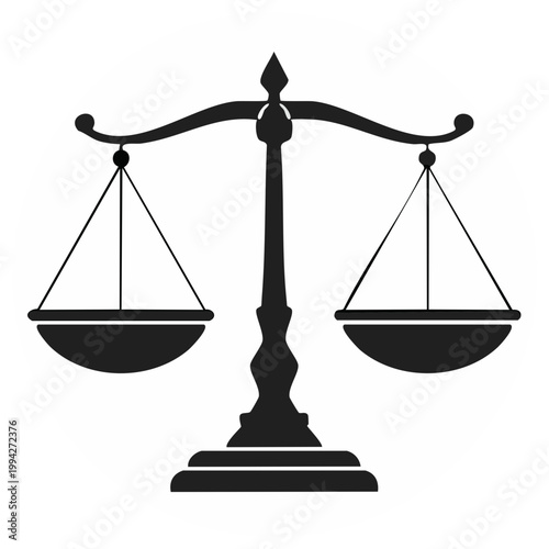 Justice Scale Silhouette
