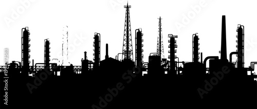 Silhouette set of a lighthouse, vector silhouette
