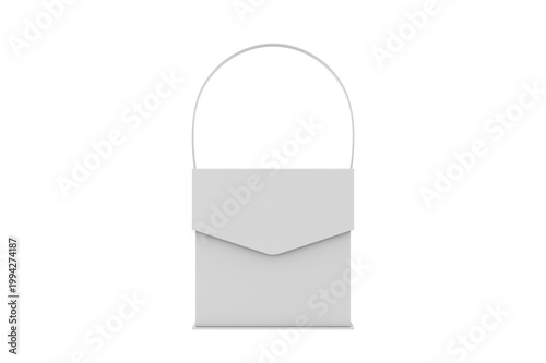 Luxury Cardboard Paper Boxes Isolated On White Background. 3d illustration