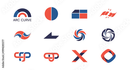Free Download Abstract geometric graphic design elements on black background - GFXLoad