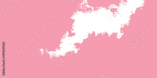 An artistic abstract pink watercolor background featuring grunge brush strokes, ink splashes, and colorful paint stains on a textured paper pattern design element