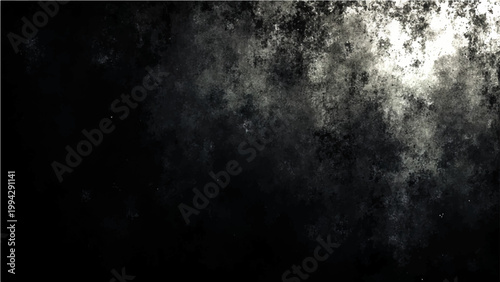 Vector Abstract and textured monochrome background, the design is a display of dramatic contrast, with the dark side. This minimalist design emphasizes contrast and depth.