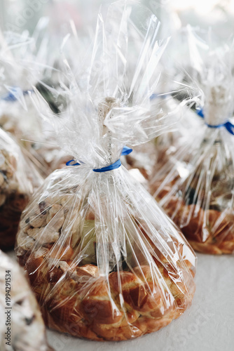 christmas decoration on the table