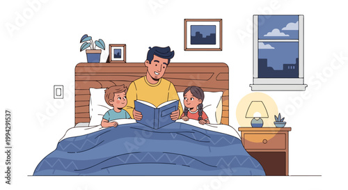 Illustration of diverse people holding signs and blood droplets for World Blood Donor Day with a red and blue color scheme on a white background.