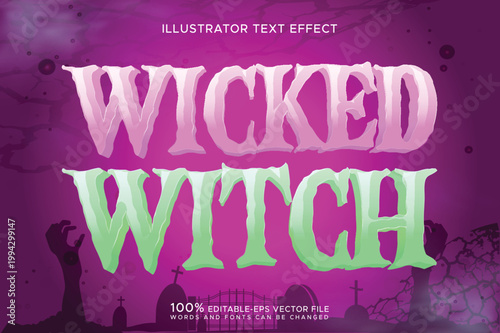 wicked witch text effect