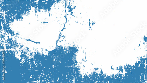 Blue and White Abstract Textured Background with Grunge Effect for Creative Designs.
